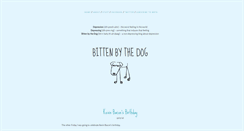 Desktop Screenshot of bittenbythedog.com